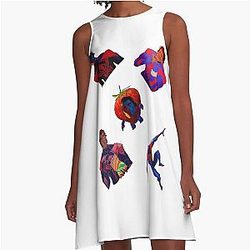 Retro A-Line Dress