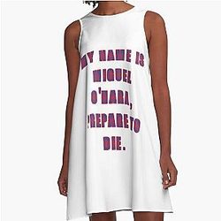 Miguel O'Hara prepare to die A Line Dress