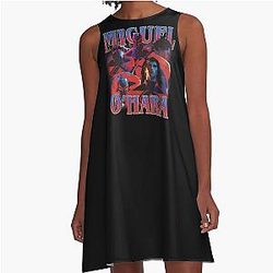 Miguel O'Hara Across The Spider-Verse Spider 2099 Shirt Oscar Isaac Fan Art Avengers Superhero Birthday Gift A-Line Dress