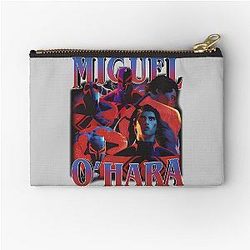 Miguel O'Hara Across The Spider-Verse Spider 2099 Shirt Oscar Isaac Fan Art Avenger Superhero Birthday Gift For Fan Zipper Pouch