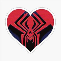 Miguel O'ara (2099) Heart Sticker