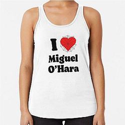 I love Miguel O'Hara 2099 Racer Tank Top