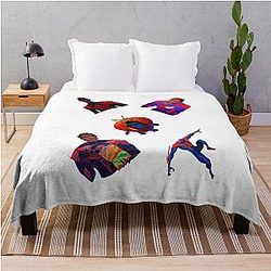 Retro Miguel O'Hara Throw Blanket