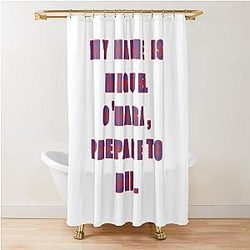 Miguel O'Hara Prepare to Die Funny Movie Quote Shower Curtain