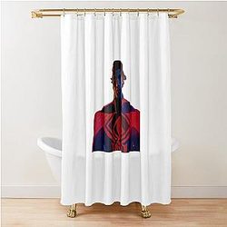 Spider 2099 - Miguel O'Hara Sticker Shower Curtain
