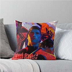 Miguel O'Hara Babygirl Across Spider-Man 2099 Throw Pillow