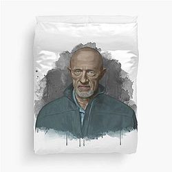 Mike Ehrmantraut art portrait duvet cover. I removed the "weed characters".