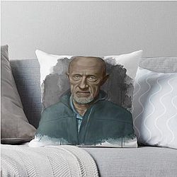 Mike Ehrmantraut Art Throw Pillow