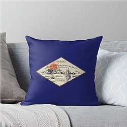Mike Ehrmantraut Desert Courier Throw Pillow