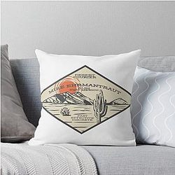 Mike Ehrmantraut Desert Courier Throw Pillow