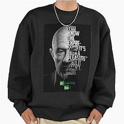 Black and white Mike Ehrmantraut quote. Premium Oversized Sweatshirt