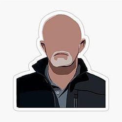 Better Call Saul Mike Ehrmantraut Fan Art Sticker