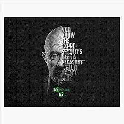 Black and Mike Ehrmantraut Breaking Bad Better Call Saul quote Jigsaw Puzzle