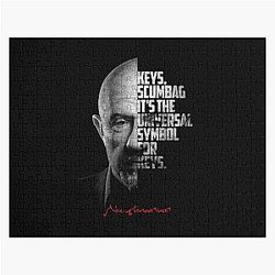 Black and white Mike Ehrmantraut Breaking Bad quote. Jigsaw Puzzle