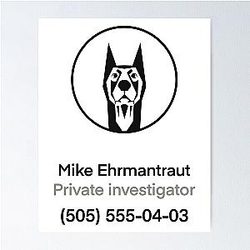Mike Ehrmantraut Investigator Poster
