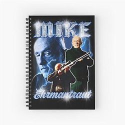 Mike Ehrmantraut Breaking Bad Vintage 90's Retrospective Bootleg Spiral Notebook
