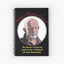 Mike Ehrmantraut Better Call Saul Notebook