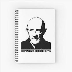 Mike Ehrmantraut Breaking Bad Better Call Saul T shirt Black Notebook