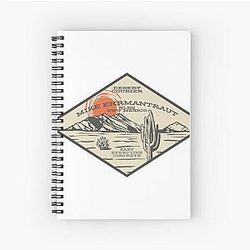 Mike Ehrmantraut Desert Courier Spiral Notebook
