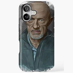 Mike Ehrmantraut art portrait iPhone Case