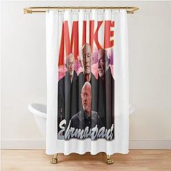 MIKE EHRMANTRAUT Vintage Shower Curtain