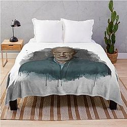 Mike Ehrmantraut Art Throw Blanket