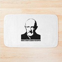 Mike Ehrmantraut Breaking Bad Better Call Saul T-Shirt Black Bath Mat