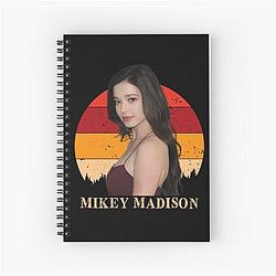 Mikey Madison Spiral Notebook