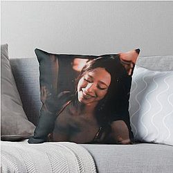 Mikey Madison Throw Pillow