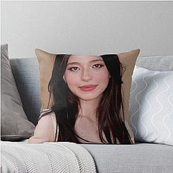Mikey Madison Throw Pillow
