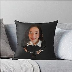 Mikey Madison Throw Pillow