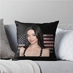 Mikey Madison Throw Pillow