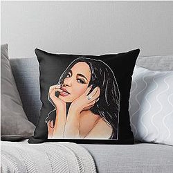 Mikey Madison Art Throw Pillow