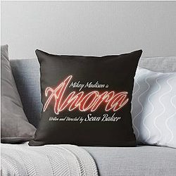 Anora Madison Sean Baker movie throw pillow
