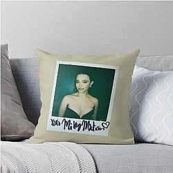 Mikey Madison Signed Throw Pillow