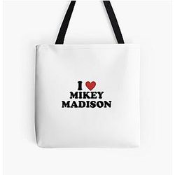 I Heart Mikey Madison All Over Print Tote Bag