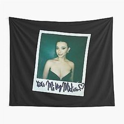 Mikey Madison signed photo tapestry