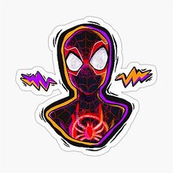 Spider-Verse Miles Morales sticker