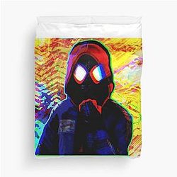 Colourful Miles Morales Duvet Cover