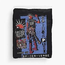 Miles Morales Gwen Stacy Duvet Cover
