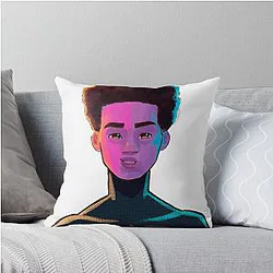 Miles Morales Spider Man Throw Pillow