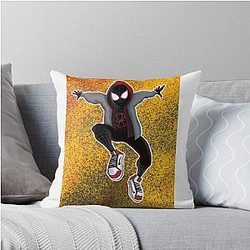 Miles Morales Into the Spider-Verse Throw Pillow