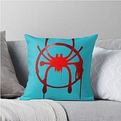 Miles Morales Spider-Verse Throw Pillow