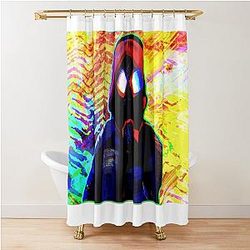 COLORFUL MORALES Shower Curtain