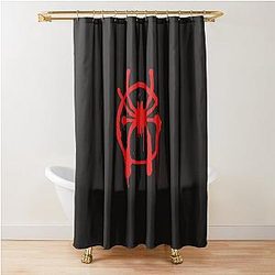 Miles Morales T-Shirt Shower Curtain