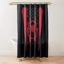 Miles Morales Costume Into the Spider Verse Graphic Shower Curtain