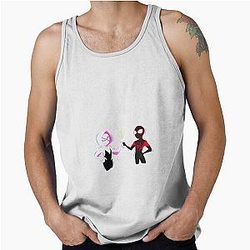 Gwen Stacy Miles Morales Spiderman Spider-Verse Tank Top