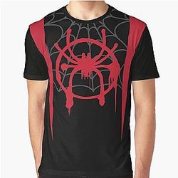 Miles Morales Costume - Into the Spider-Verse Graphic T-Shirt