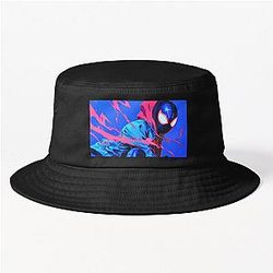 Miles Morales Neon Poster Hat