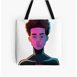 Miles Morales Spider Man All Over Print Tote Bag